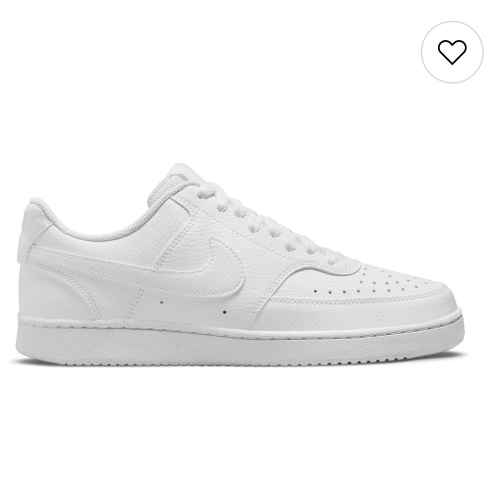 Nike Men's All-White Court Vision Sneakers
